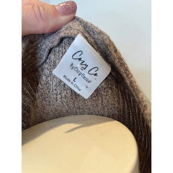 Brown Cardigan in Size Large Soft Comfortable Great for Layering - Picture 2 of 3